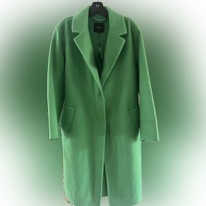 Rails long wool blend coat